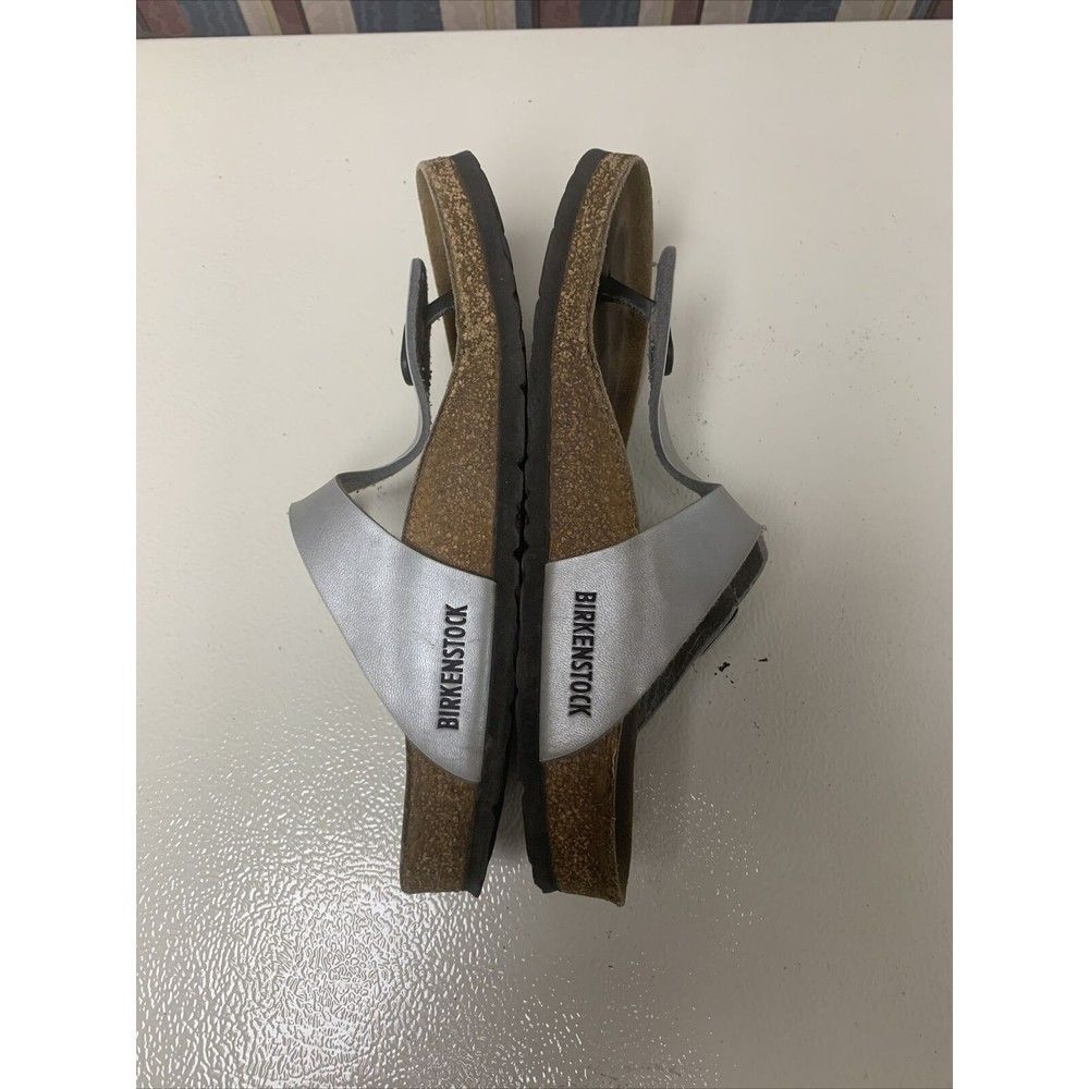Birkenstock Gizeh Leather Thong Sandals Womens Size 40 US 9 Brown Coffee - Picture 6 of 8